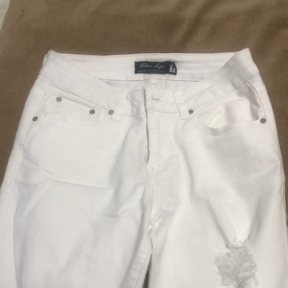 White jeans